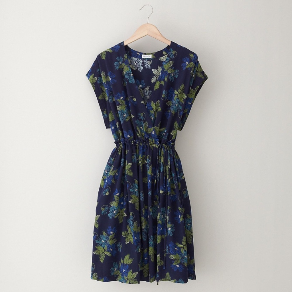 Steven Alan Navy Floral Dress